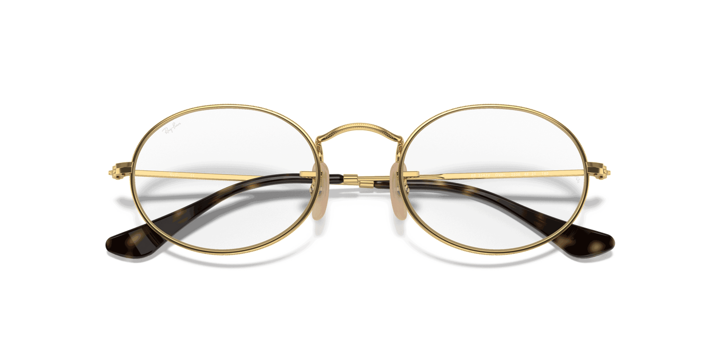 [Clear Lenses, Polished Arista Gold Frame]