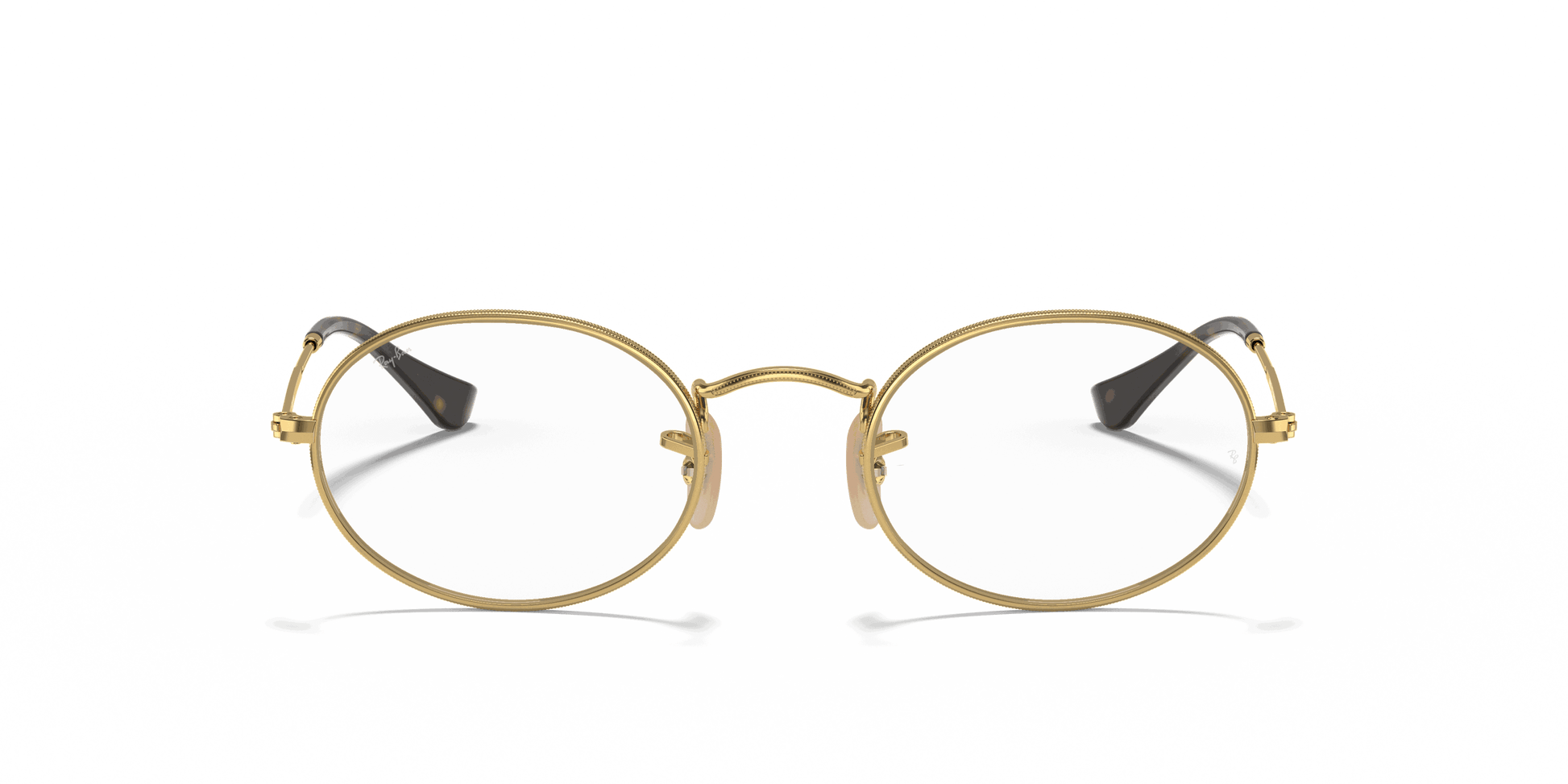 [Clear Lenses, Polished Arista Gold Frame]