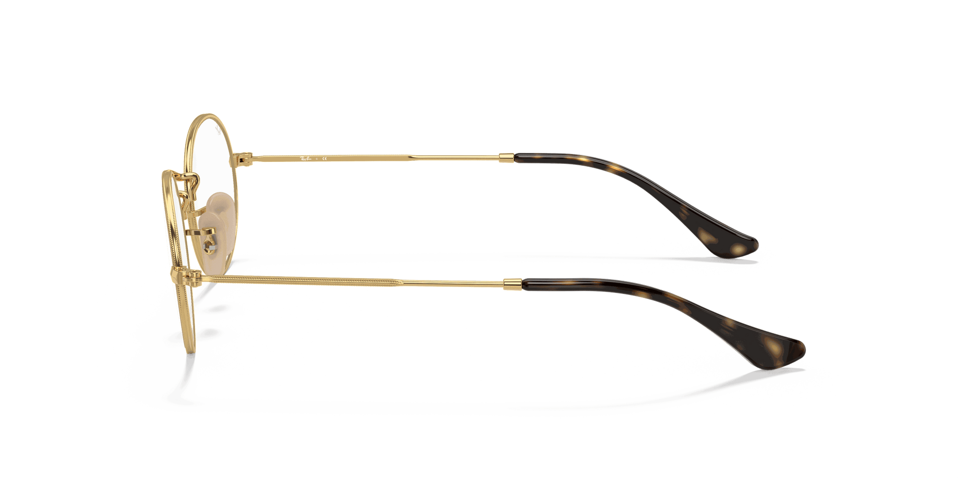 [Clear Lenses, Polished Arista Gold Frame]