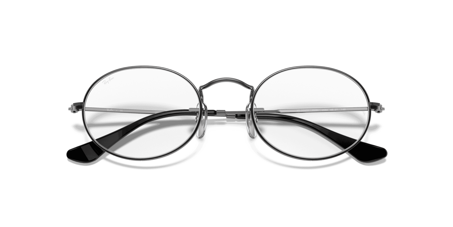 [Clear Lenses, Polished Gunmetal Frame]
