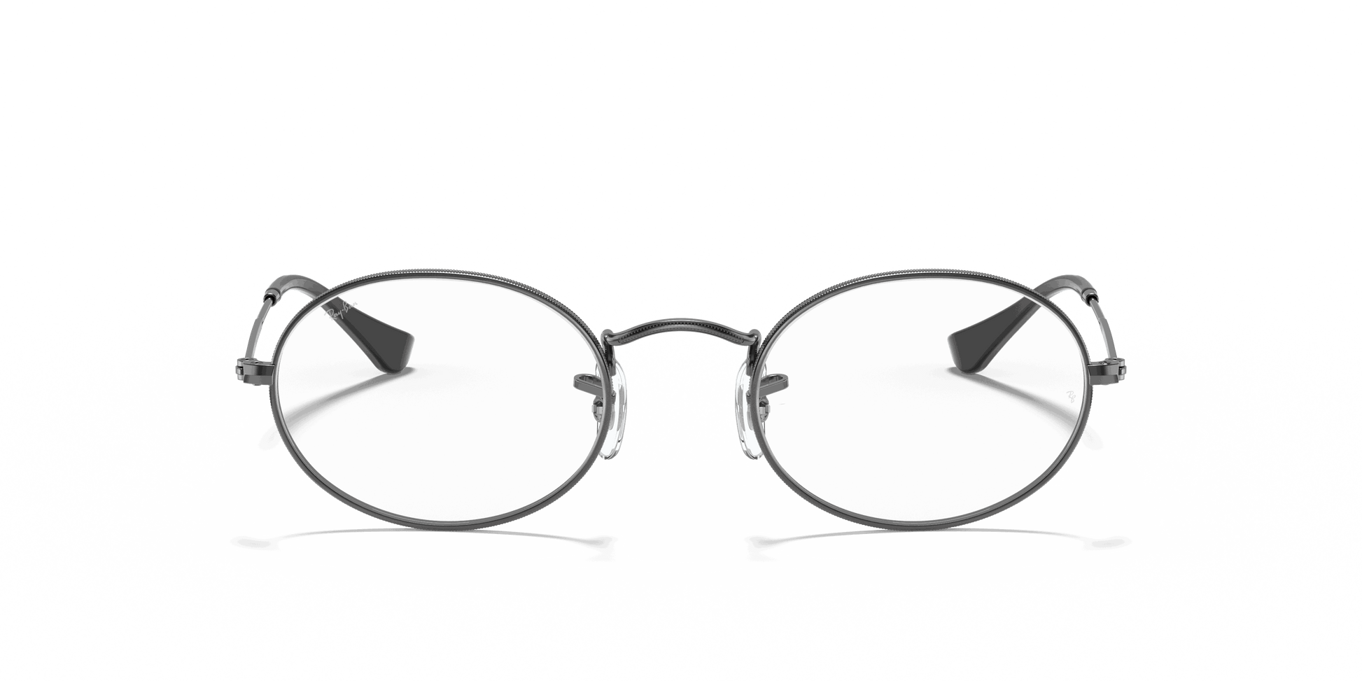[Clear Lenses, Polished Gunmetal Frame]