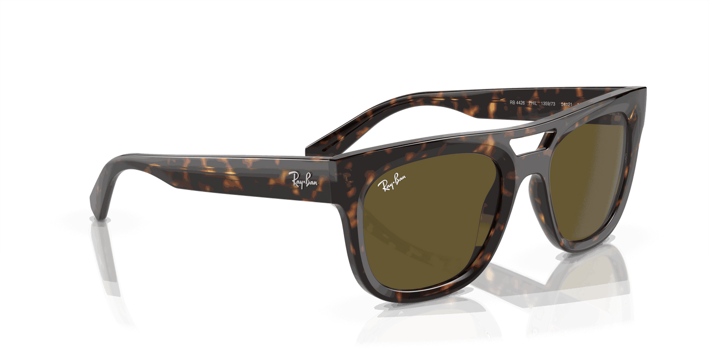 [Dark Brown Lenses, Polished Havana Frame]
