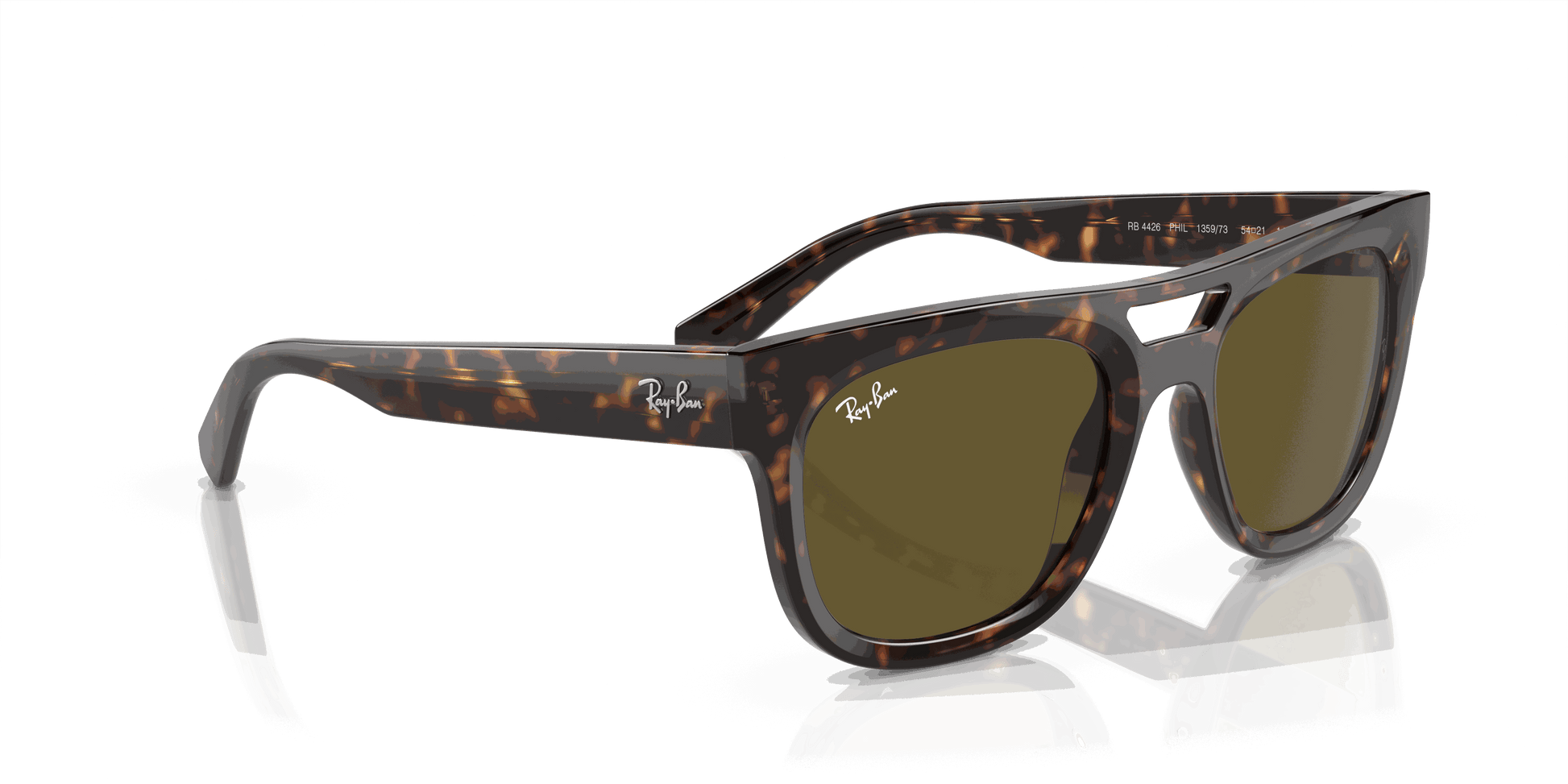 [Dark Brown Lenses, Polished Havana Frame]