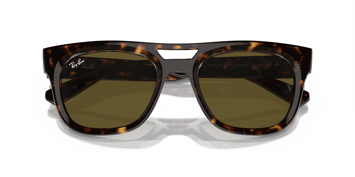 [Dark Brown Lenses, Polished Havana Frame]