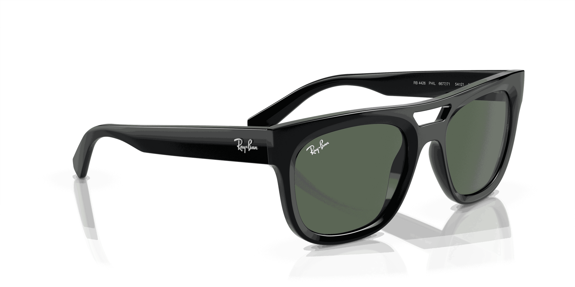 [Dark Green Lenses, Polished Black Frame]