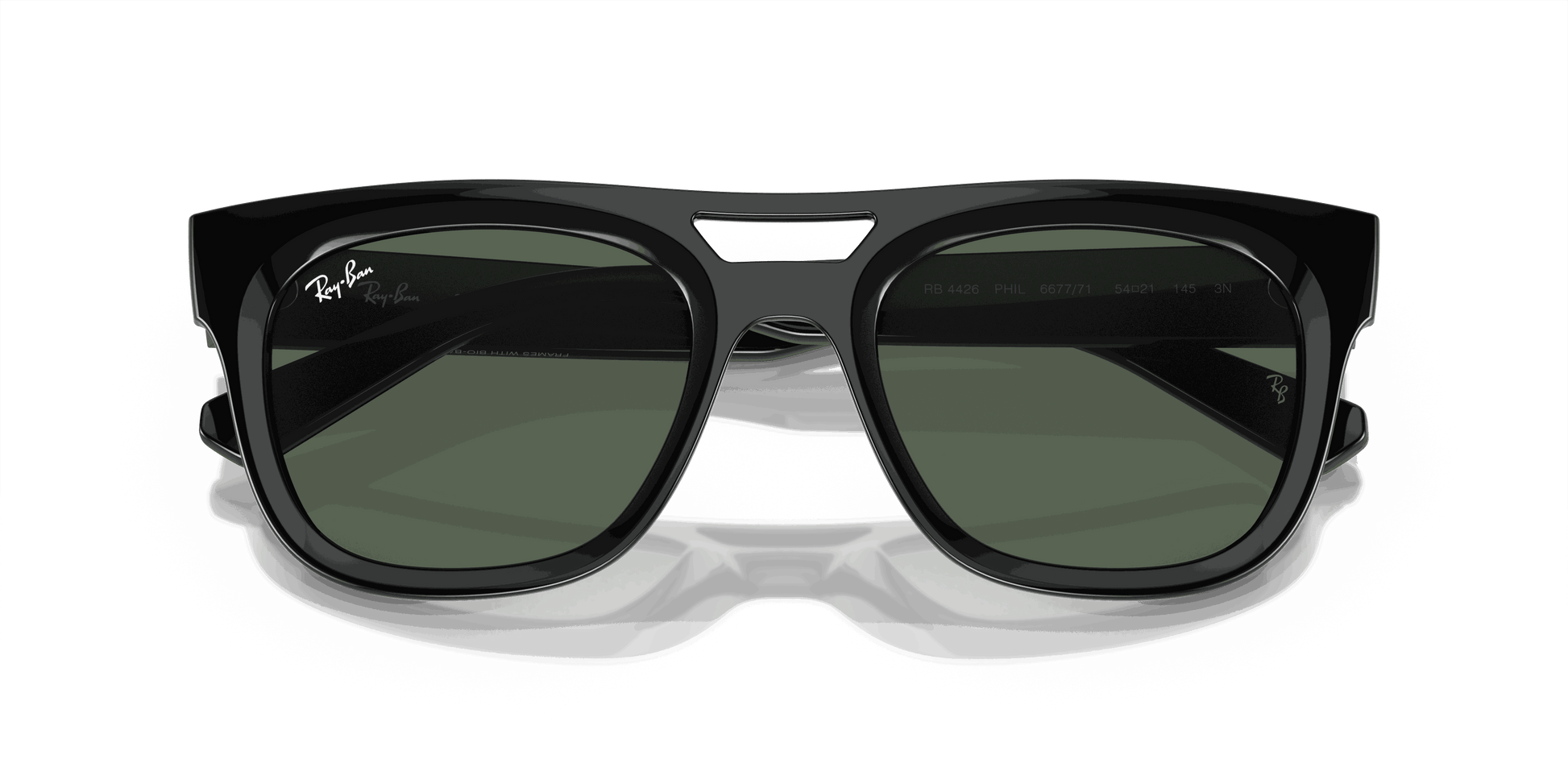 [Dark Green Lenses, Polished Black Frame]