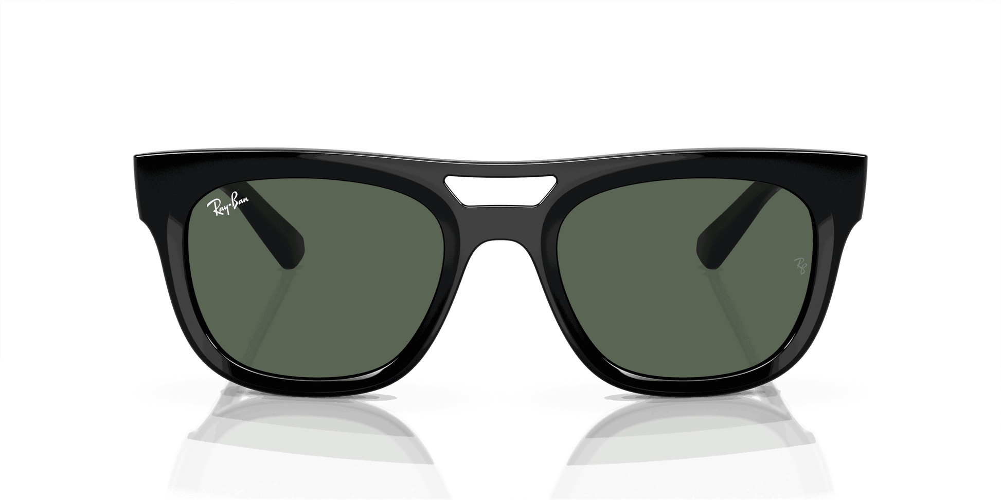 [Dark Green Lenses, Polished Black Frame]