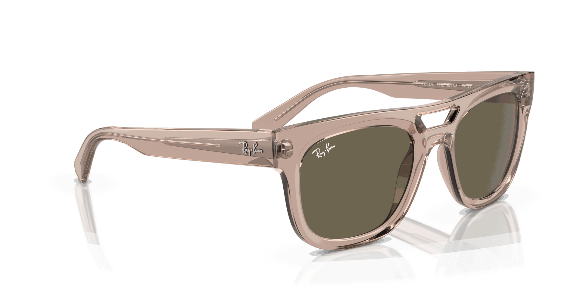 [Brown Lenses, Polished Transparent Light Brown Frame]