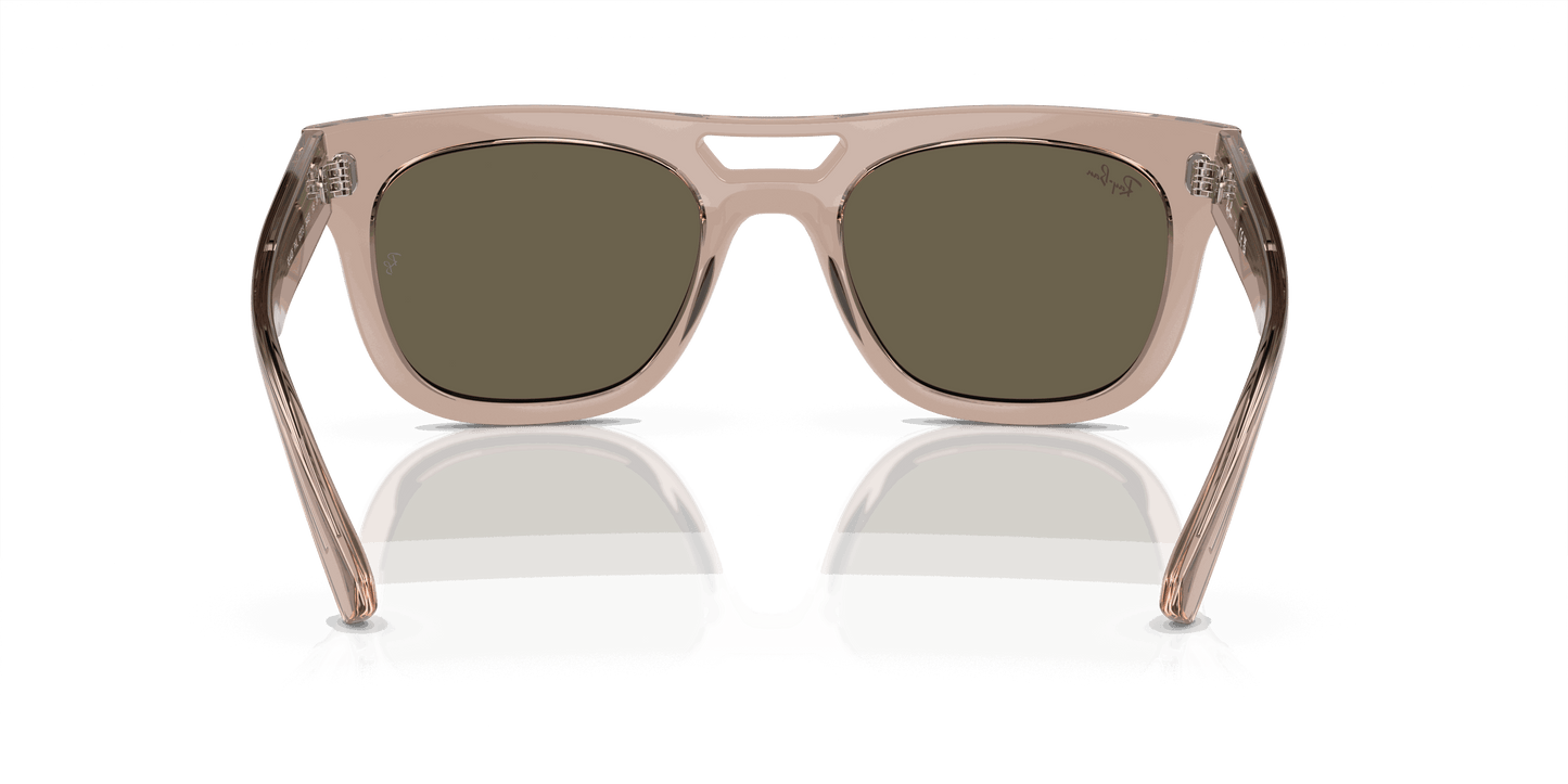 [Brown Lenses, Polished Transparent Light Brown Frame]