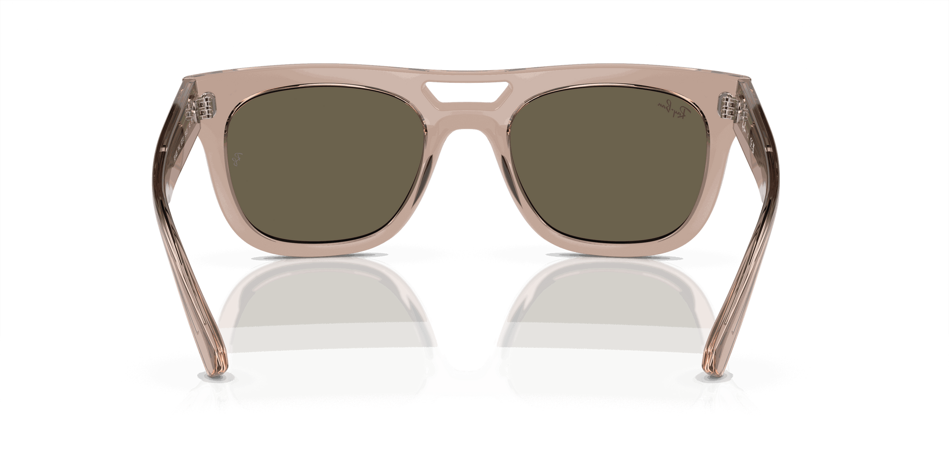 [Brown Lenses, Polished Transparent Light Brown Frame]