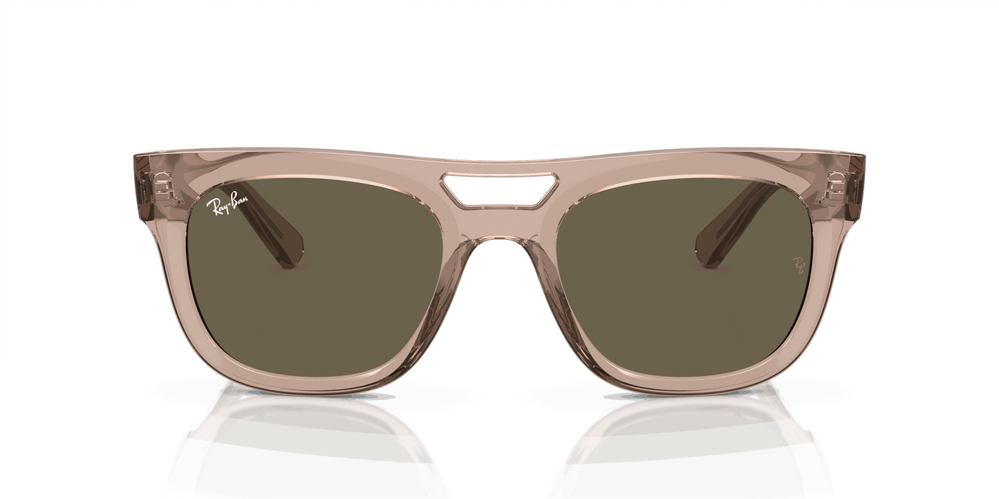 [Brown Lenses, Polished Transparent Light Brown Frame]