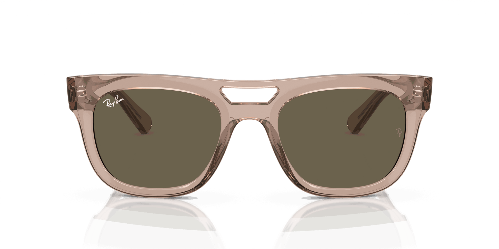 [Brown Lenses, Polished Transparent Light Brown Frame]