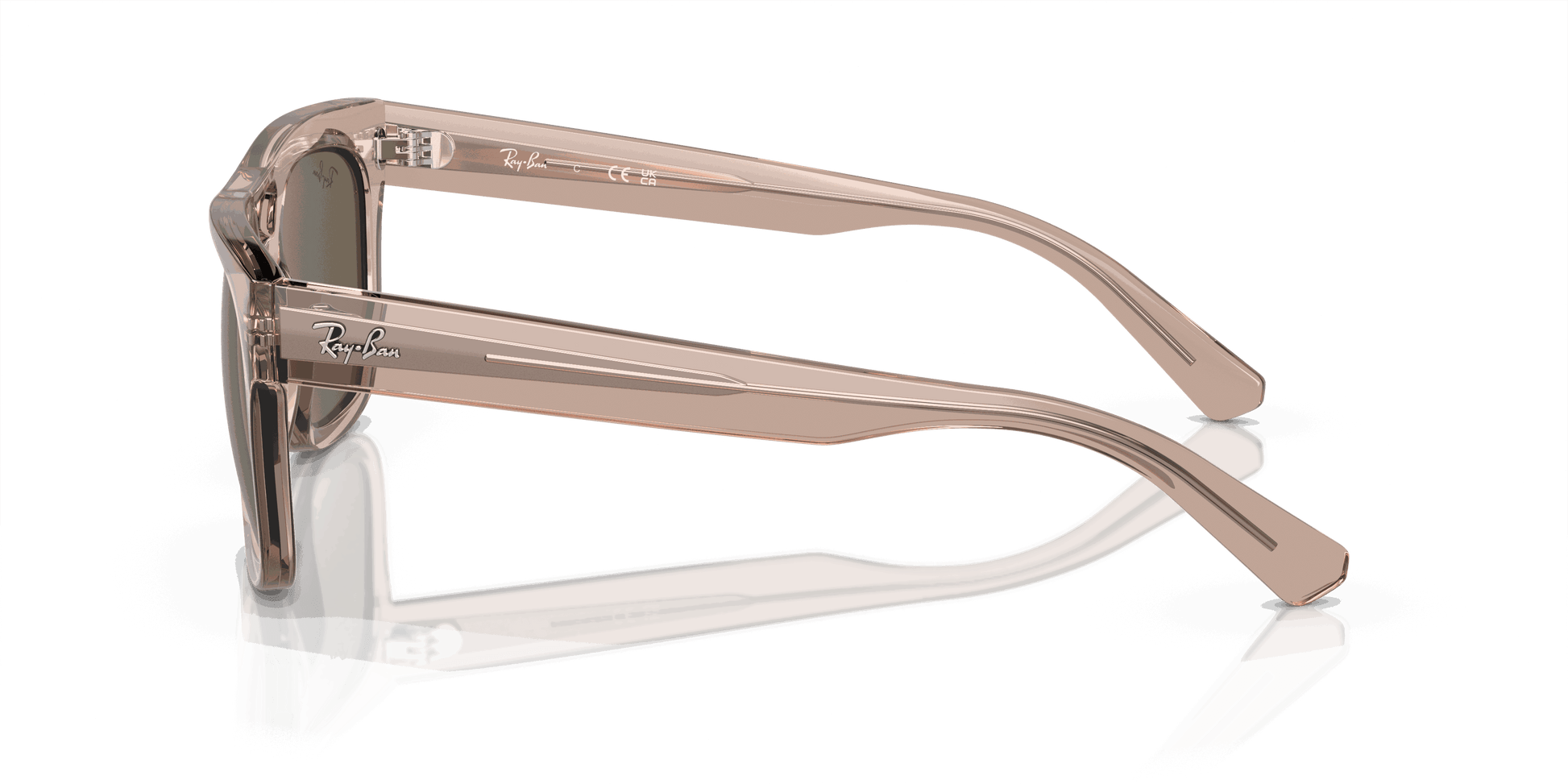 [Brown Lenses, Polished Transparent Light Brown Frame]