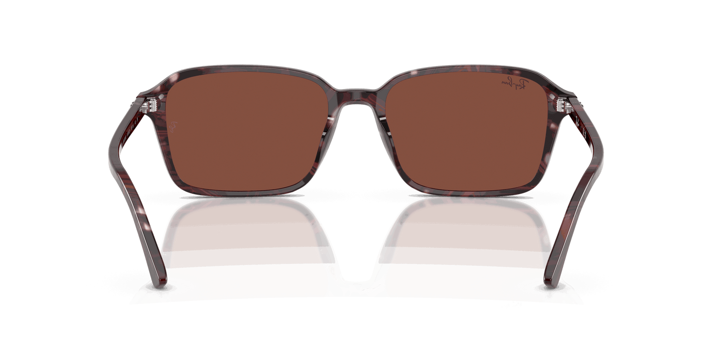 [Red Lenses, Polished Transparent Fantasy Violet & Red Frame]