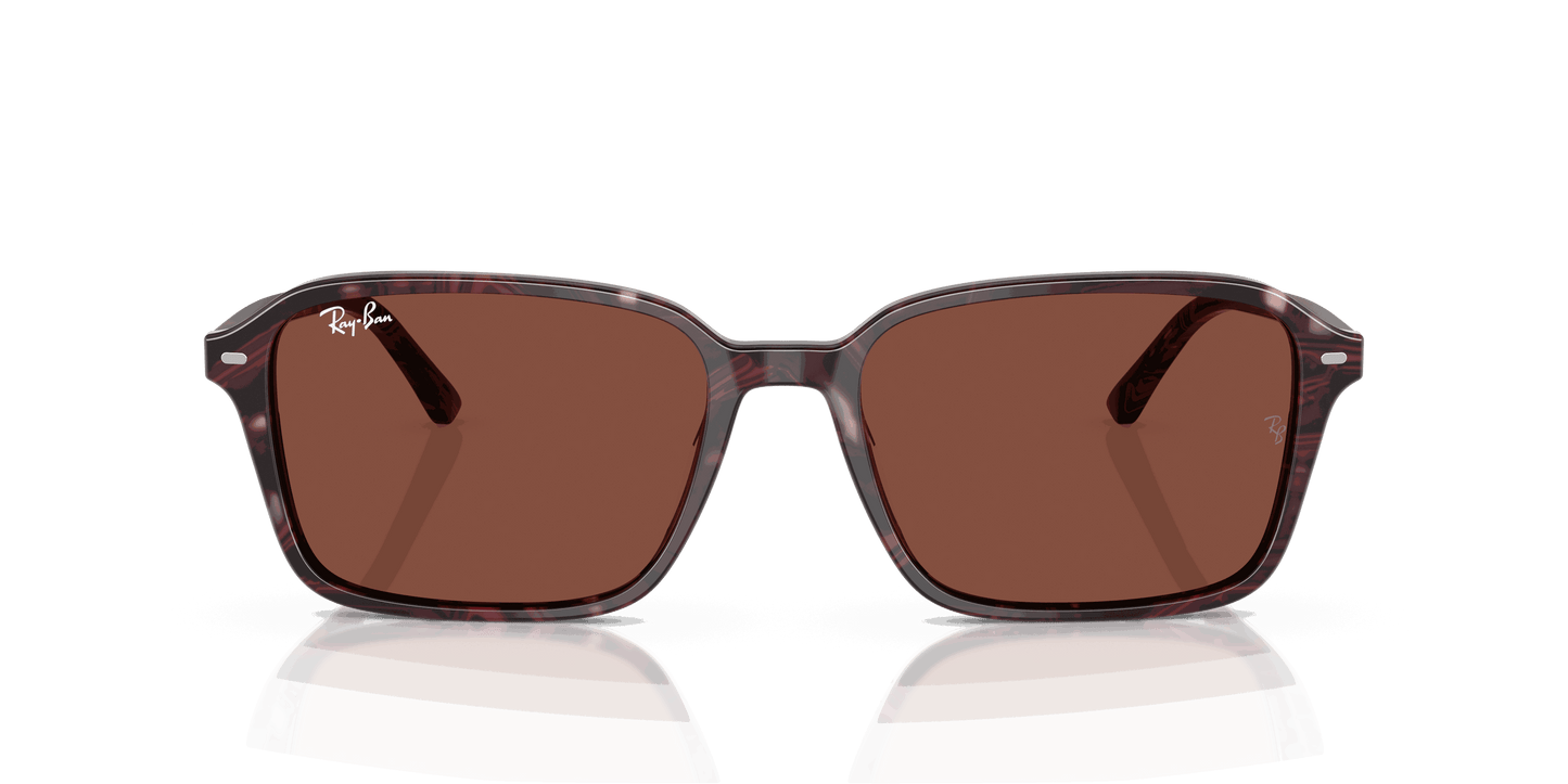 [Red Lenses, Polished Transparent Fantasy Violet & Red Frame]