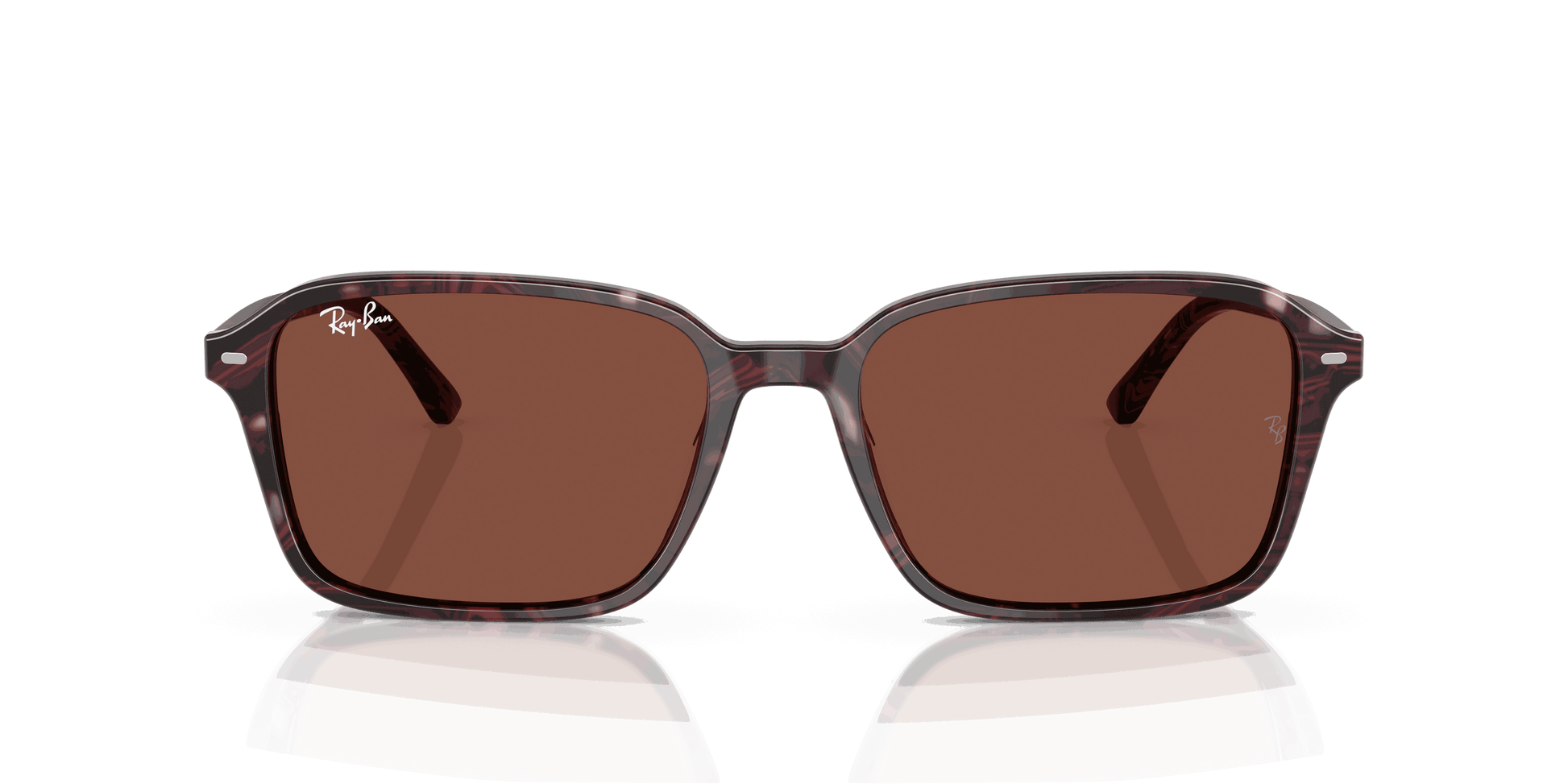 [Red Lenses, Polished Transparent Fantasy Violet & Red Frame]