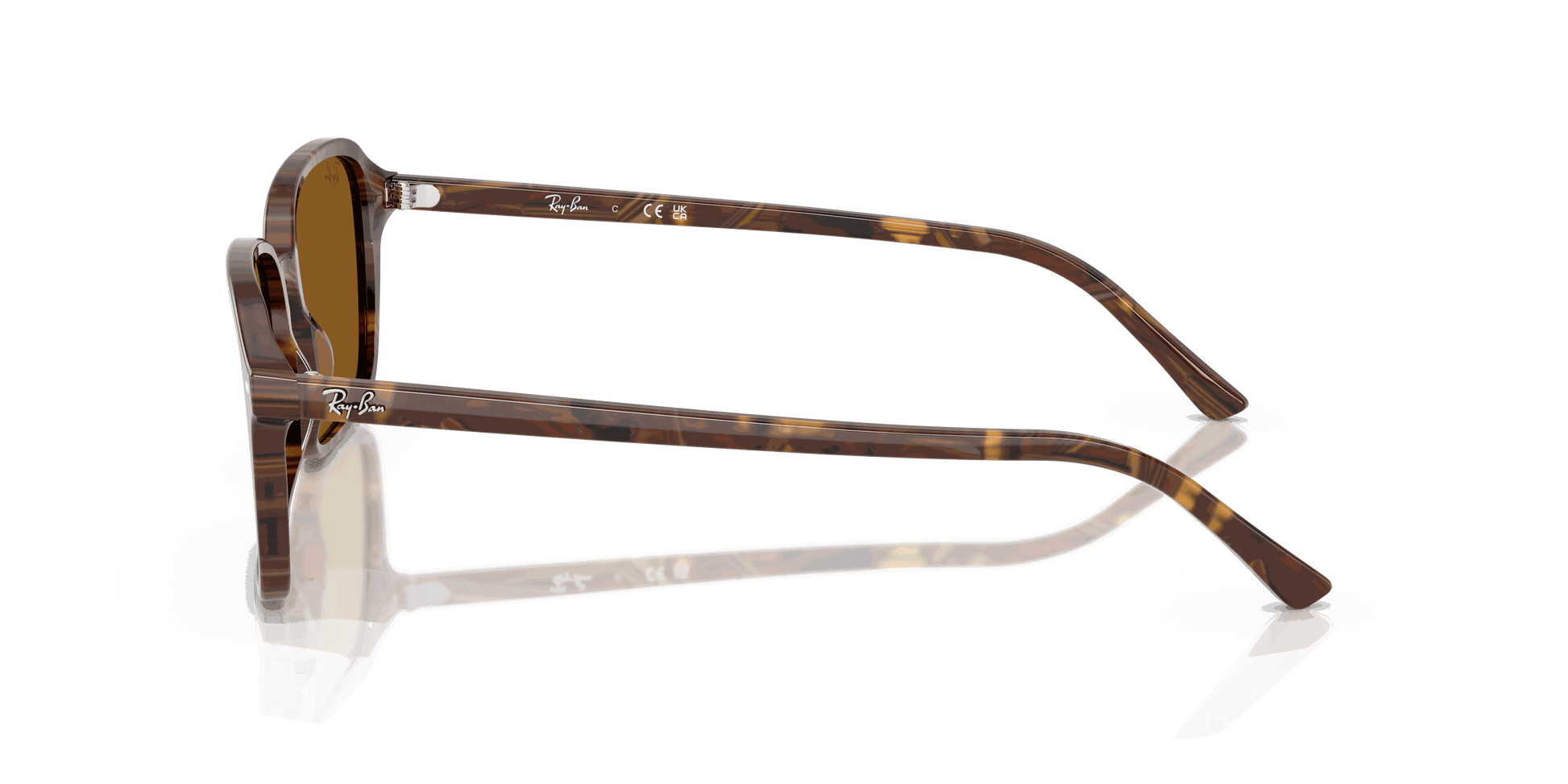 [B-15 Brown Lenses, Polished Transparent Fantasy Brown Frame]