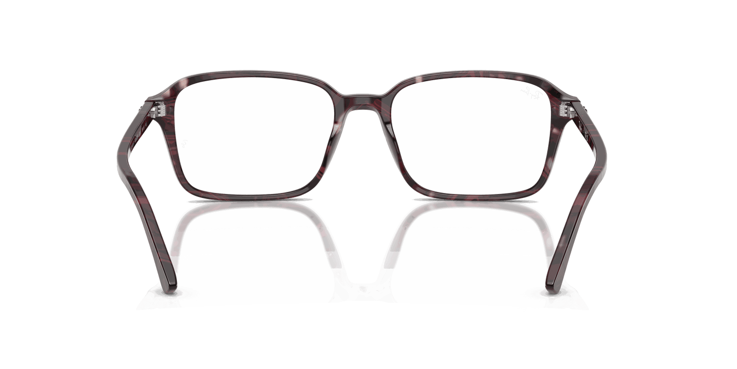 [Clear Lenses, Polished Transparent Fantasy Violet & Red Frame]