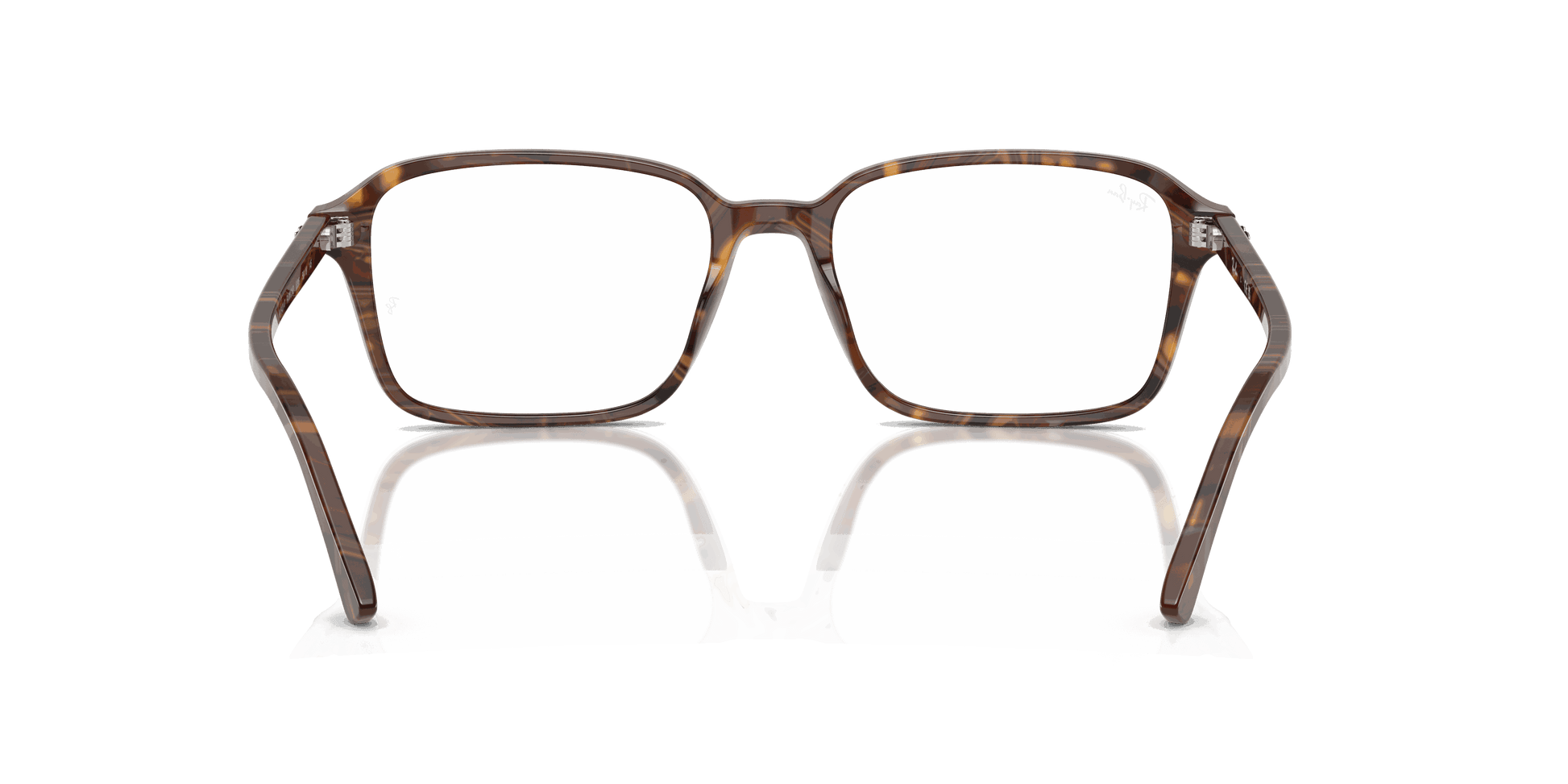 [Clear Lenses, Polished Transparent Fantasy Brown & Yellow Frame]