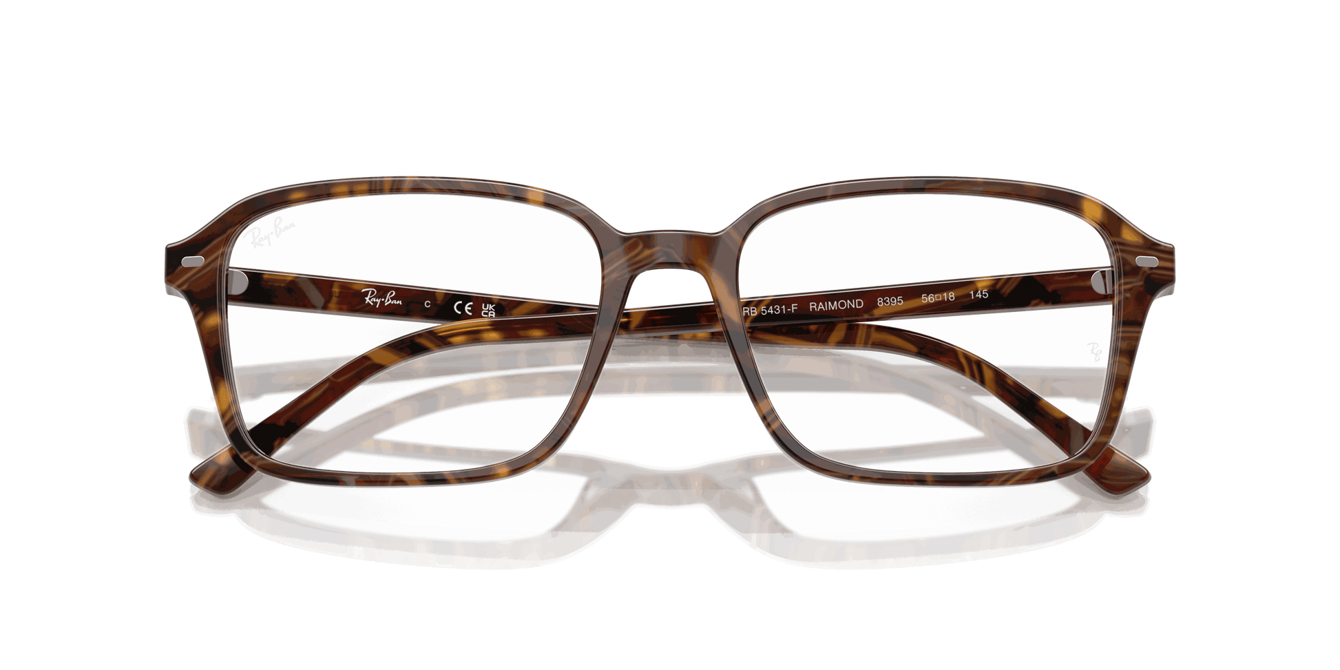 [Clear Lenses, Polished Transparent Fantasy Brown & Yellow Frame]