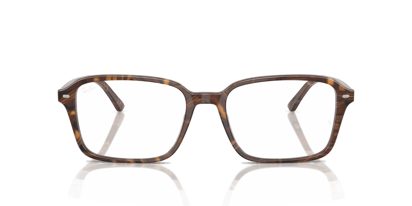 [Clear Lenses, Polished Transparent Fantasy Brown & Yellow Frame]