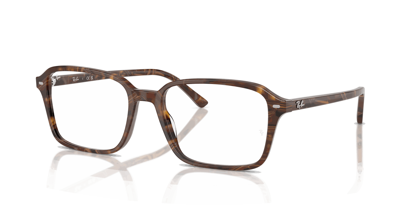 [Clear Lenses, Polished Transparent Fantasy Brown & Yellow Frame]