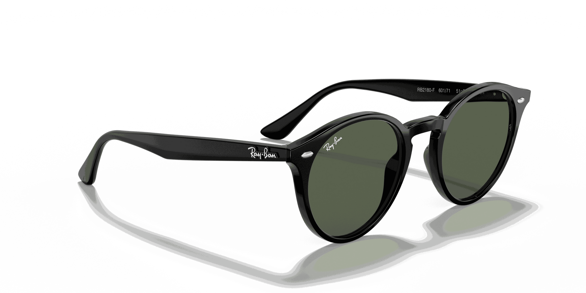 [Green Classic Lenses, Polished Black Frame]