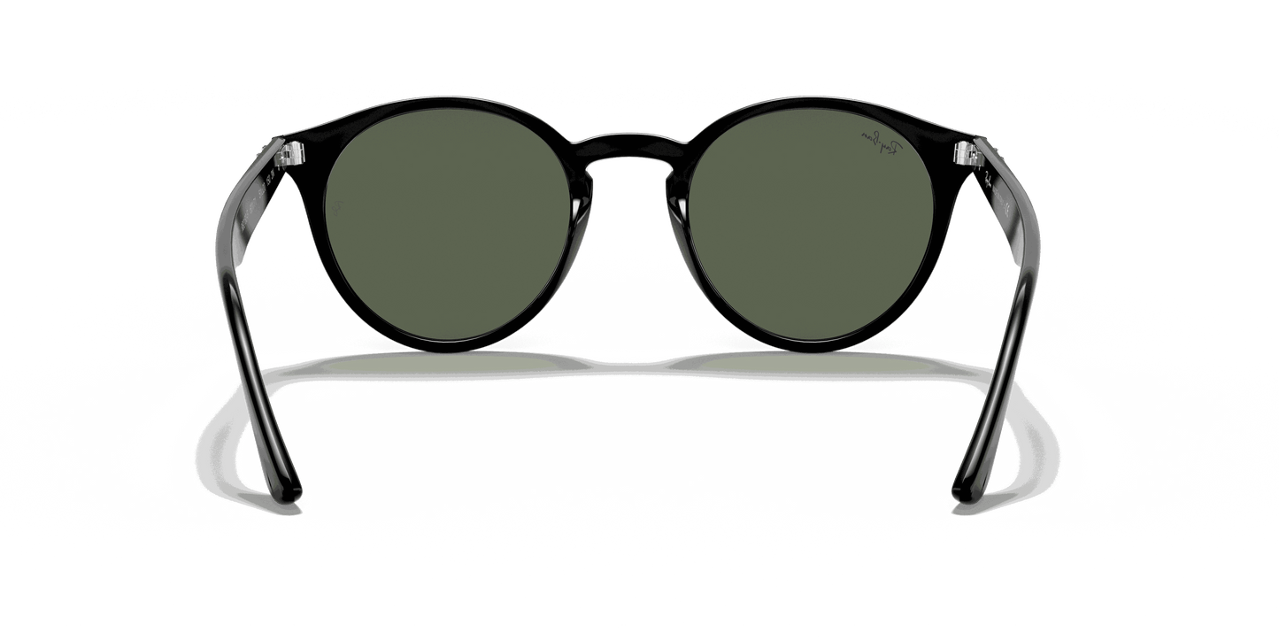 [Green Classic Lenses, Polished Black Frame]