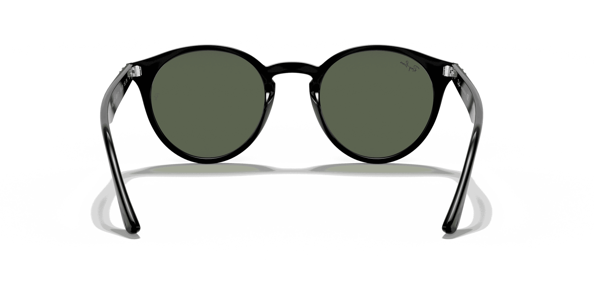[Green Classic Lenses, Polished Black Frame]