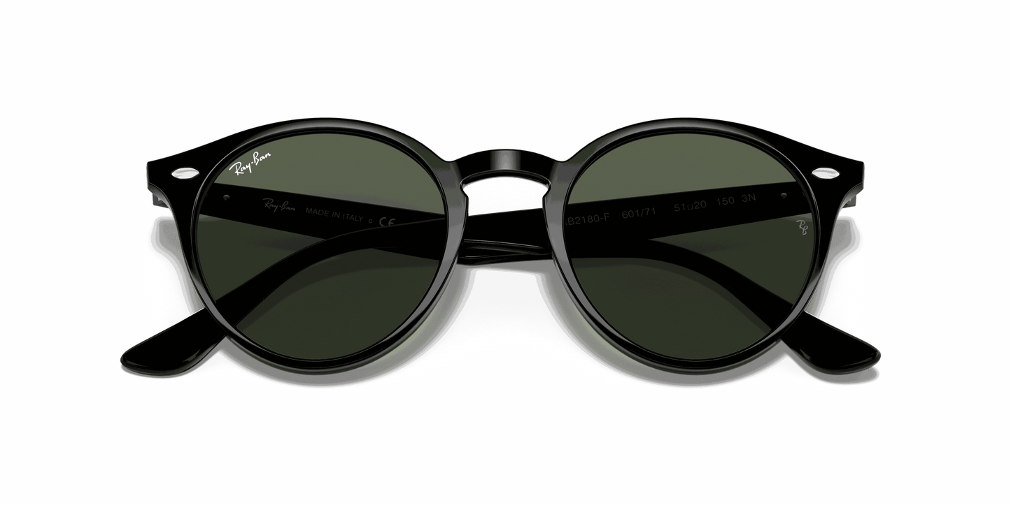 [Green Classic Lenses, Polished Black Frame]