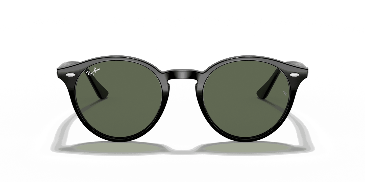 [Green Classic Lenses, Polished Black Frame]