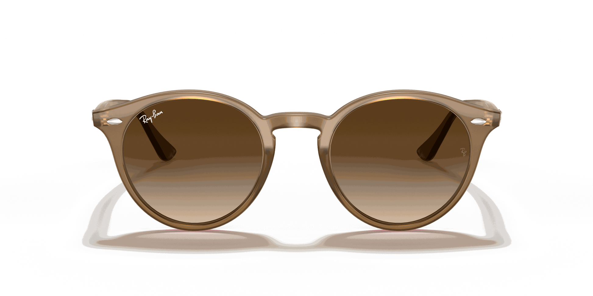 [Brown Gradient Lenses, Polished Light Brown Frame]