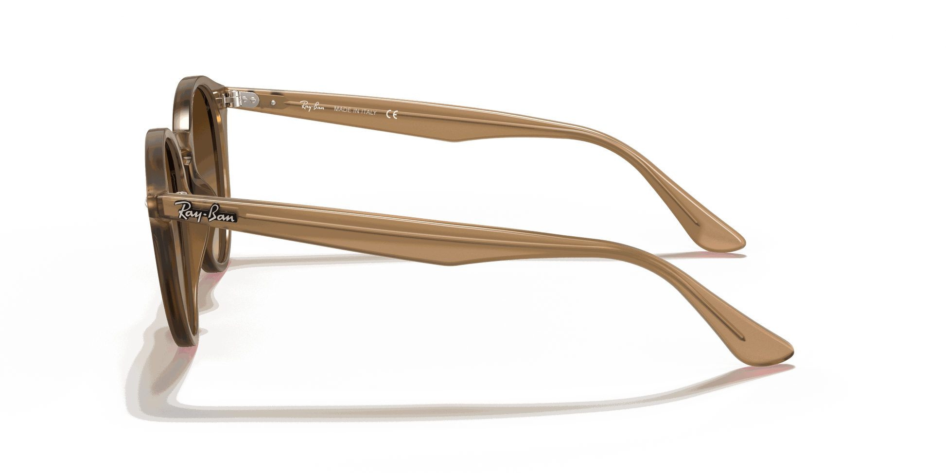[Brown Gradient Lenses, Polished Light Brown Frame]