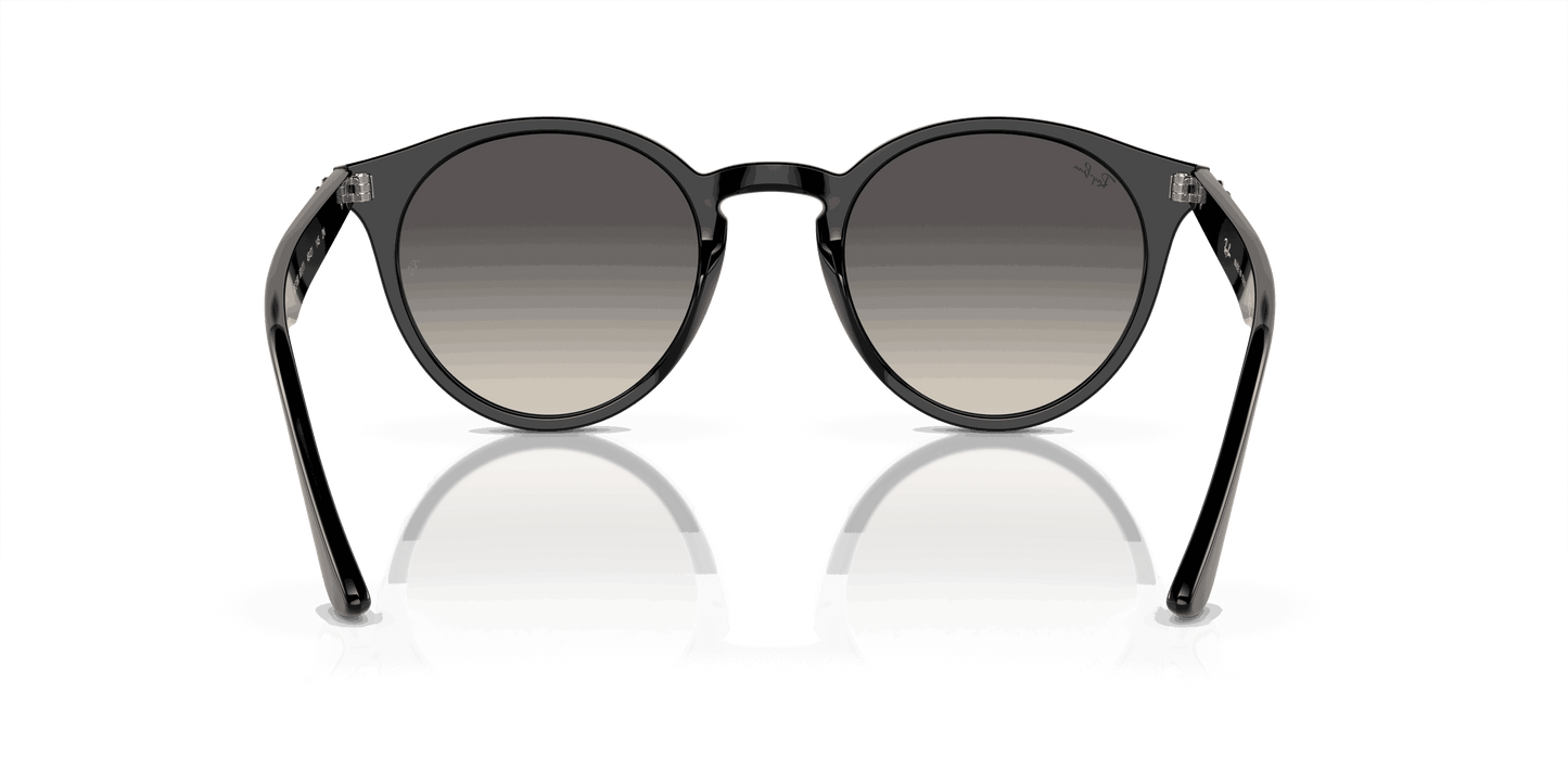 [Grey Lenses, Polished Black Frame]