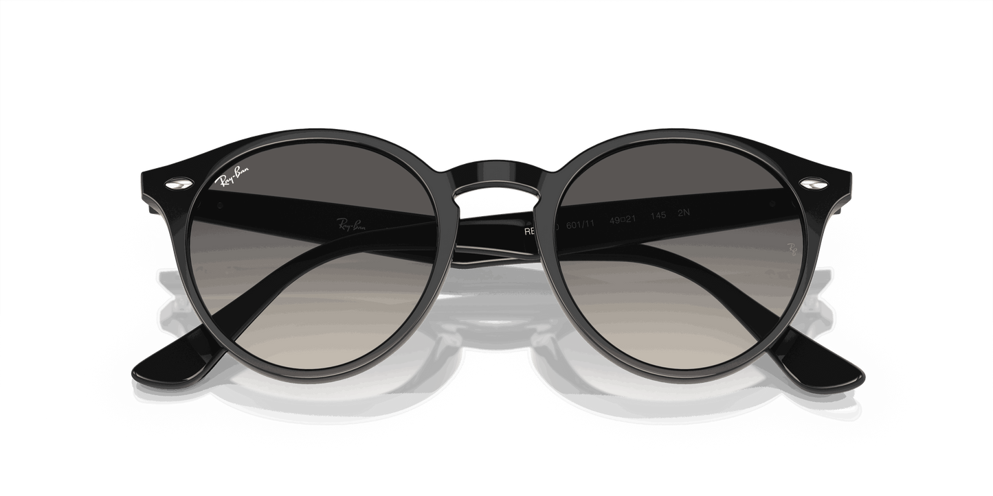 [Grey Lenses, Polished Black Frame]