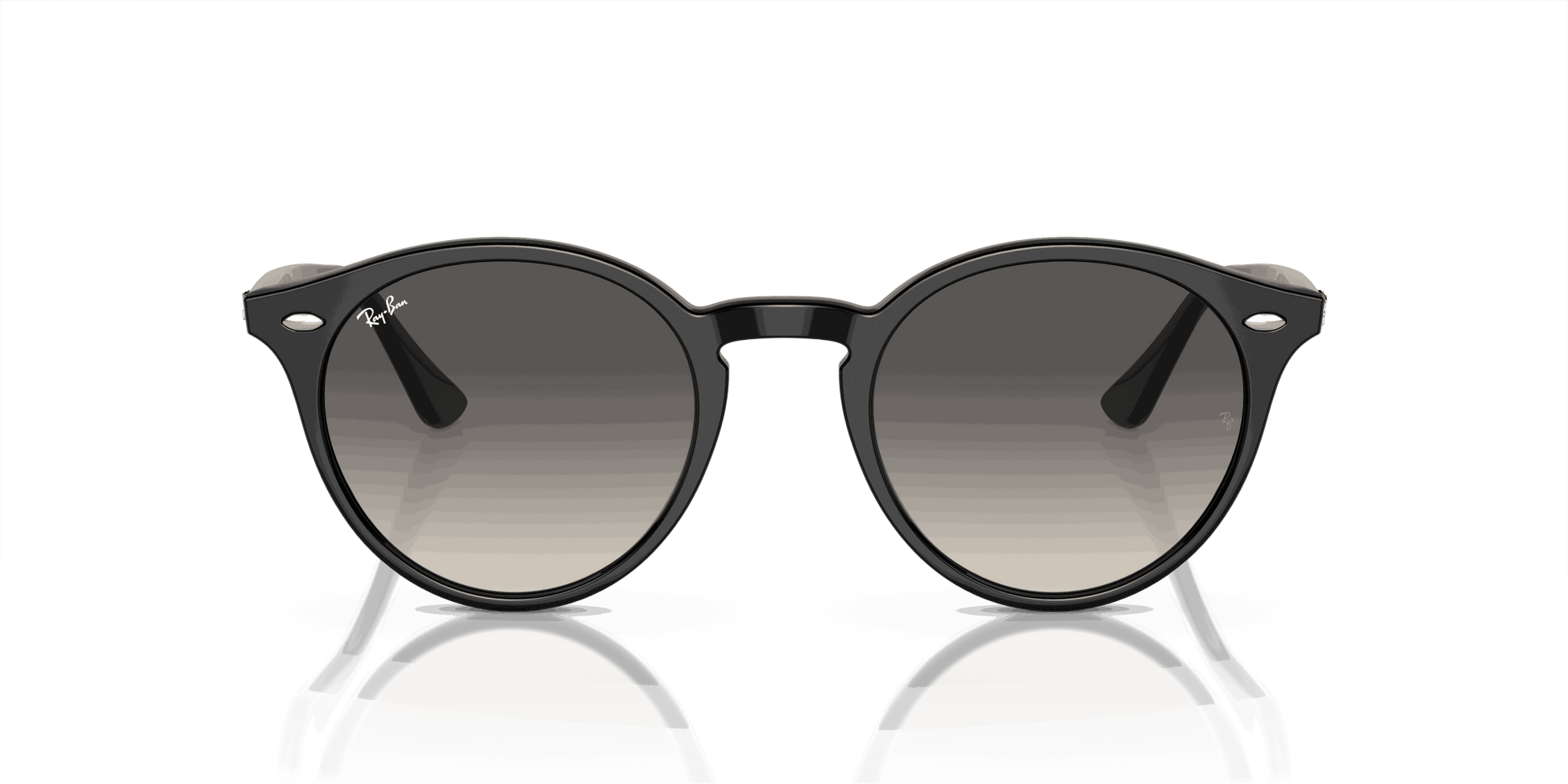 [Grey Lenses, Polished Black Frame]