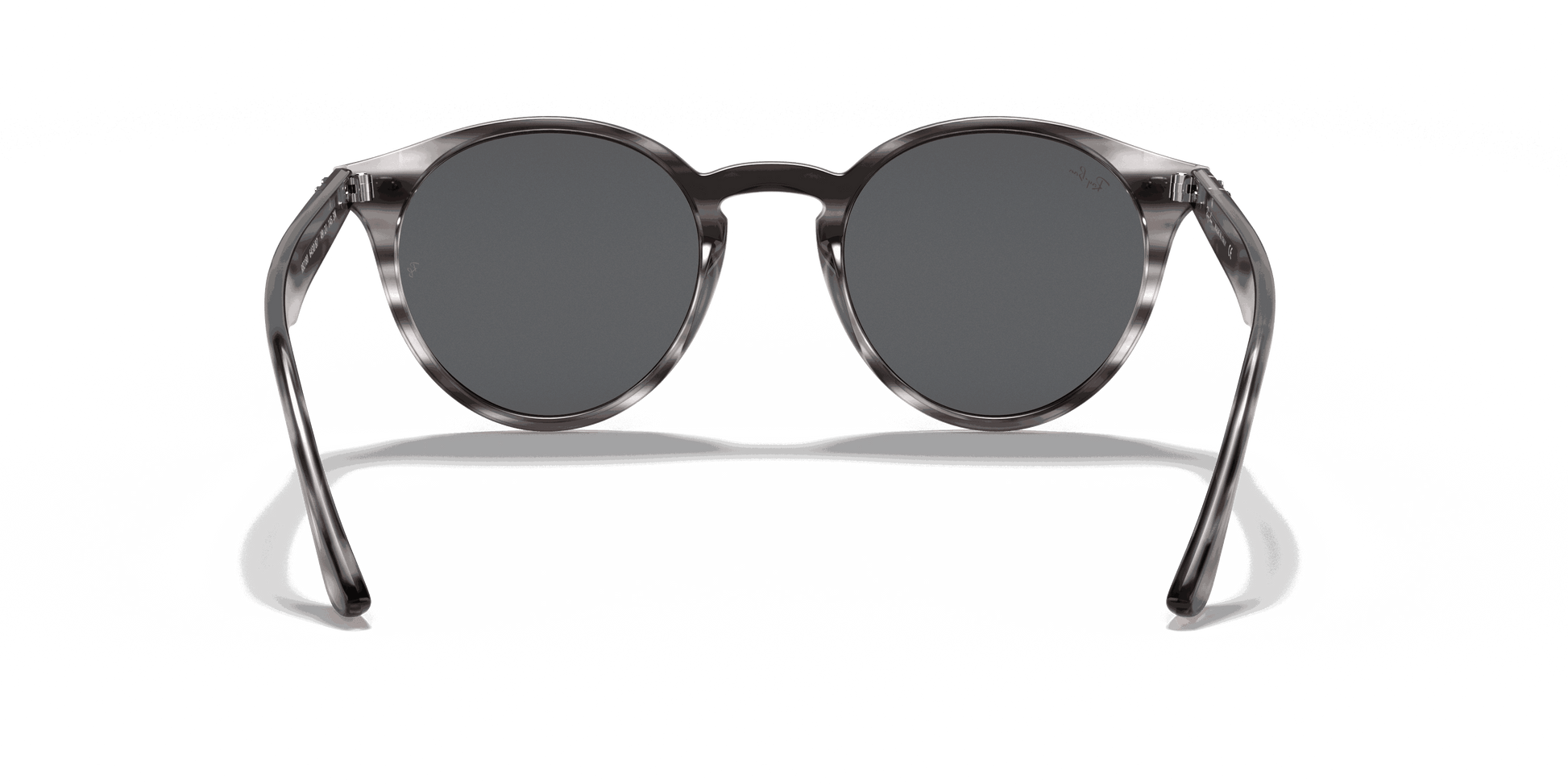 [Dark Grey Lenses, Polished Striped Grey Havana Frame]