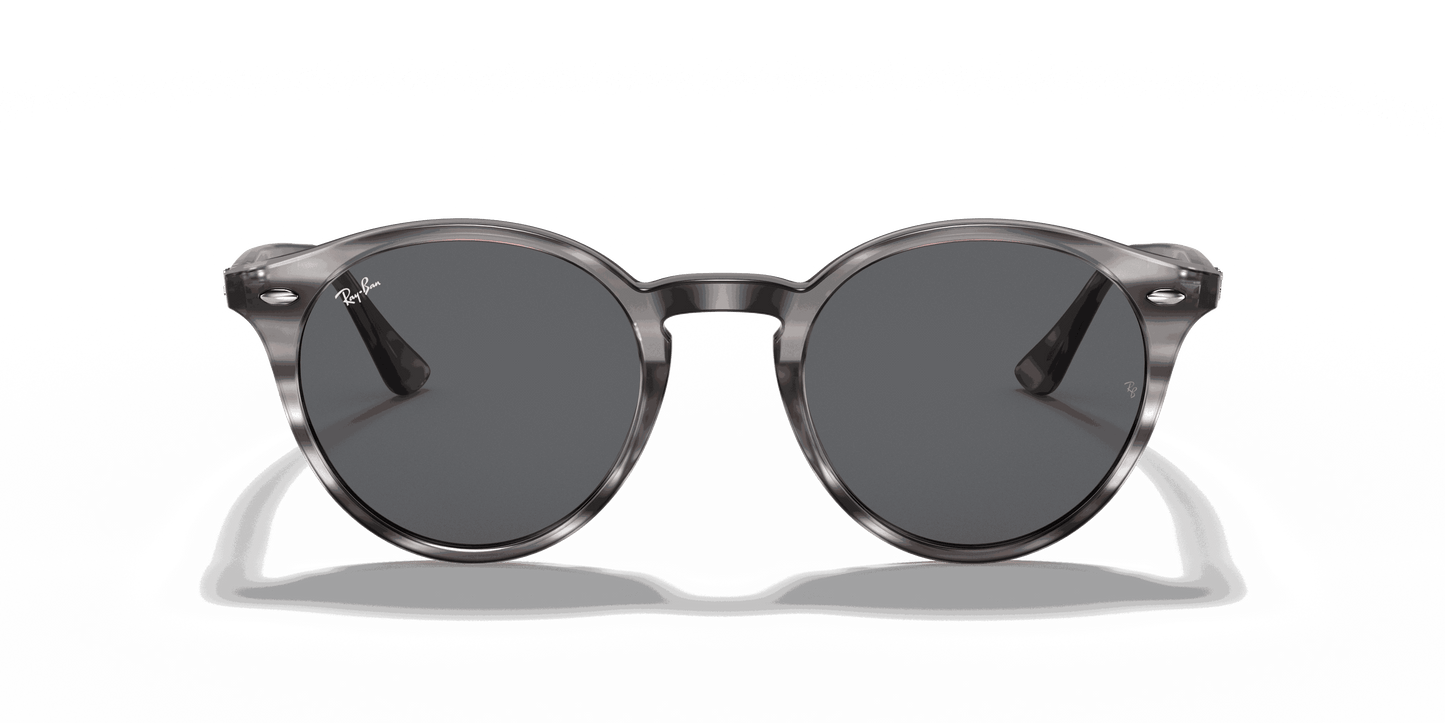 [Dark Grey Lenses, Polished Striped Grey Havana Frame]