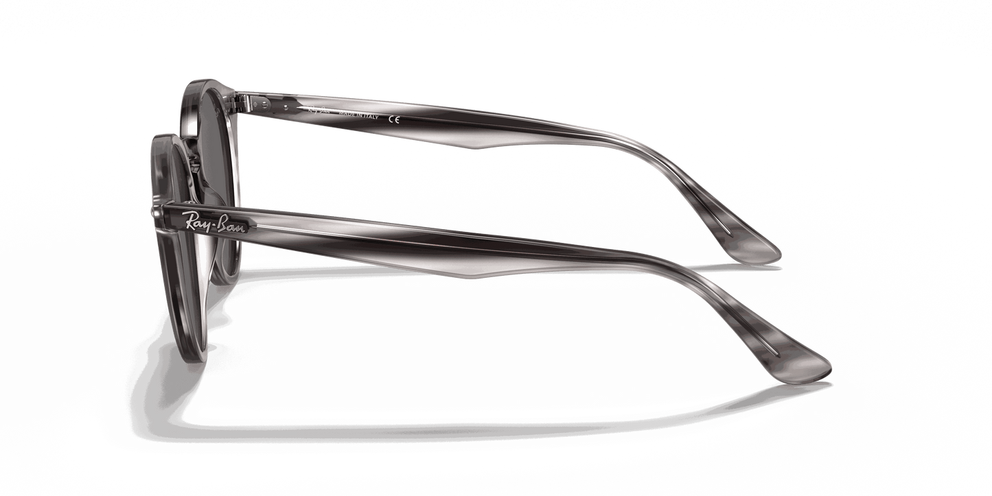 [Dark Grey Lenses, Polished Striped Grey Havana Frame]