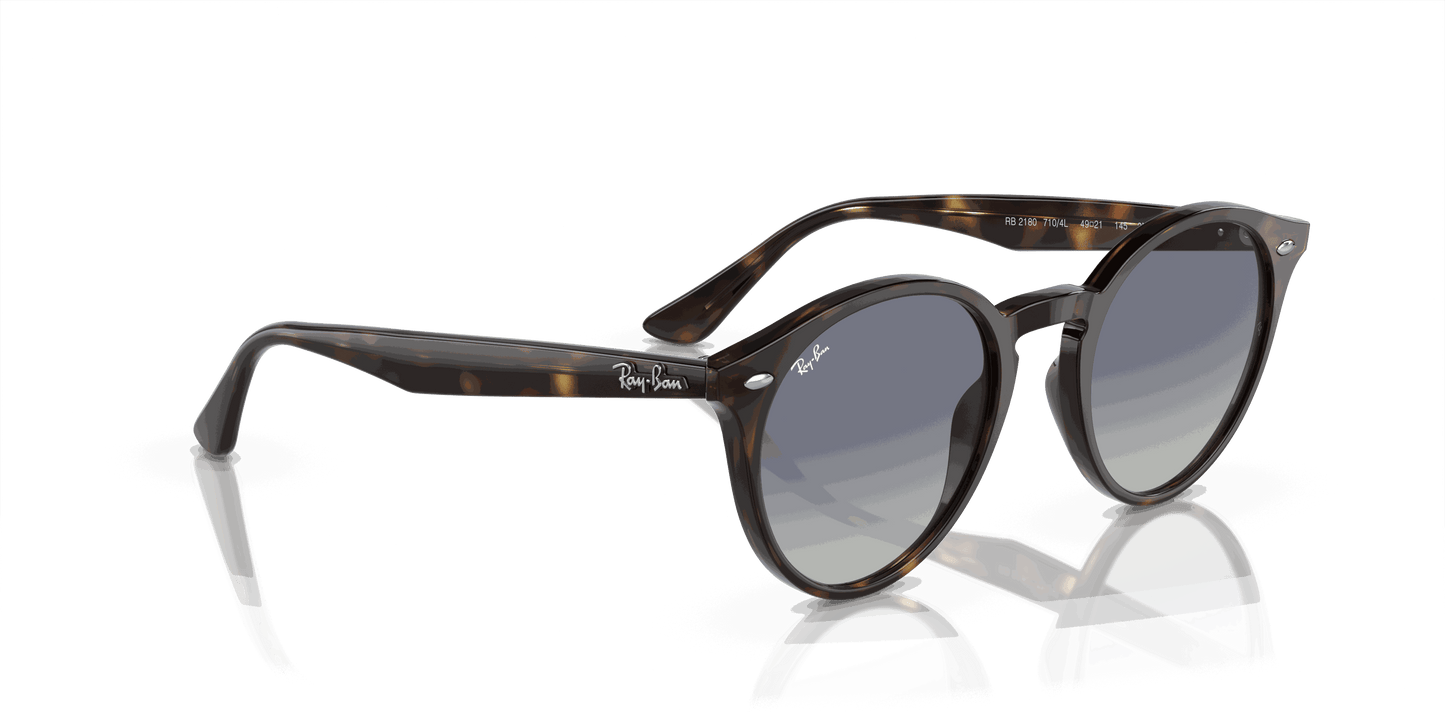 [Light Grey/Dark Blue Lenses, Polished Light Havana Frame]