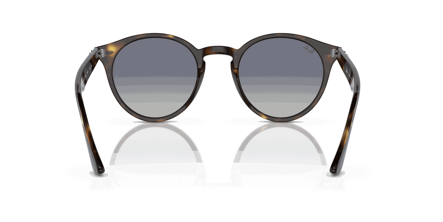 [Light Grey/Dark Blue Lenses, Polished Light Havana Frame]