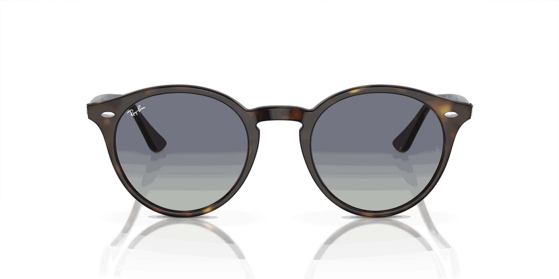 [Light Grey/Dark Blue Lenses, Polished Light Havana Frame]