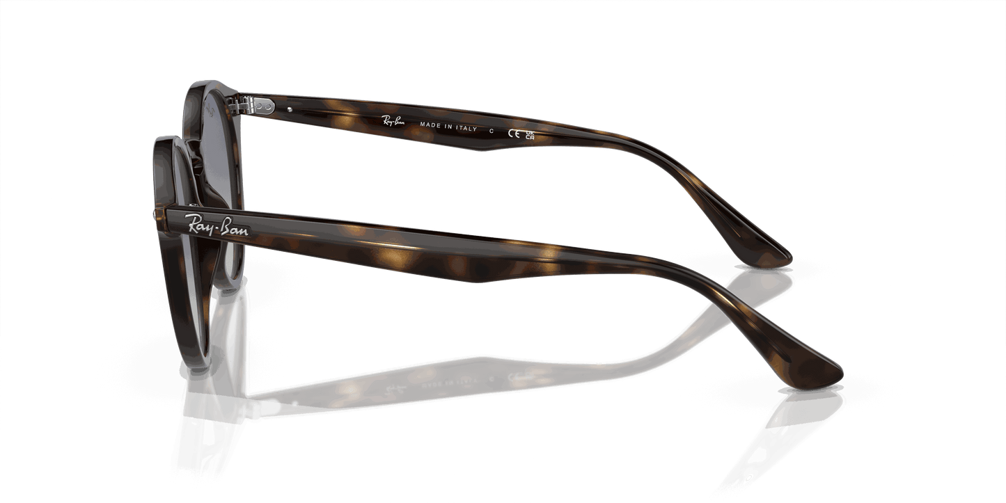 [Light Grey/Dark Blue Lenses, Polished Light Havana Frame]