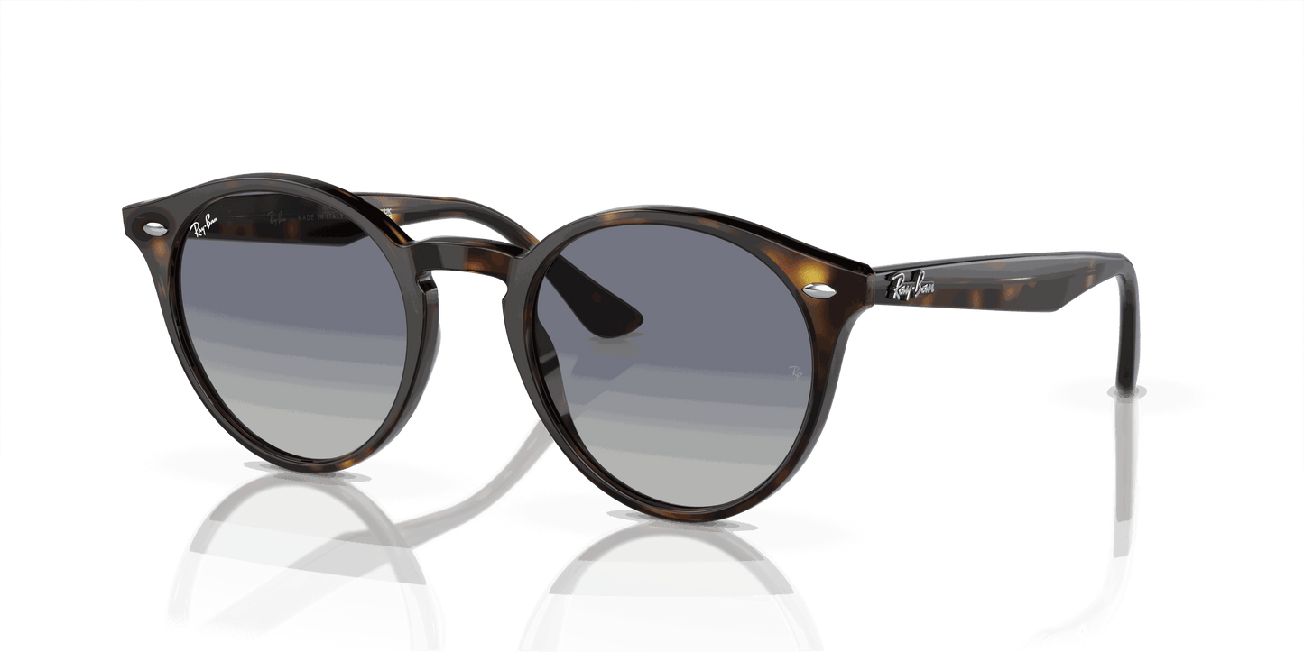 [Light Grey/Dark Blue Lenses, Polished Light Havana Frame]