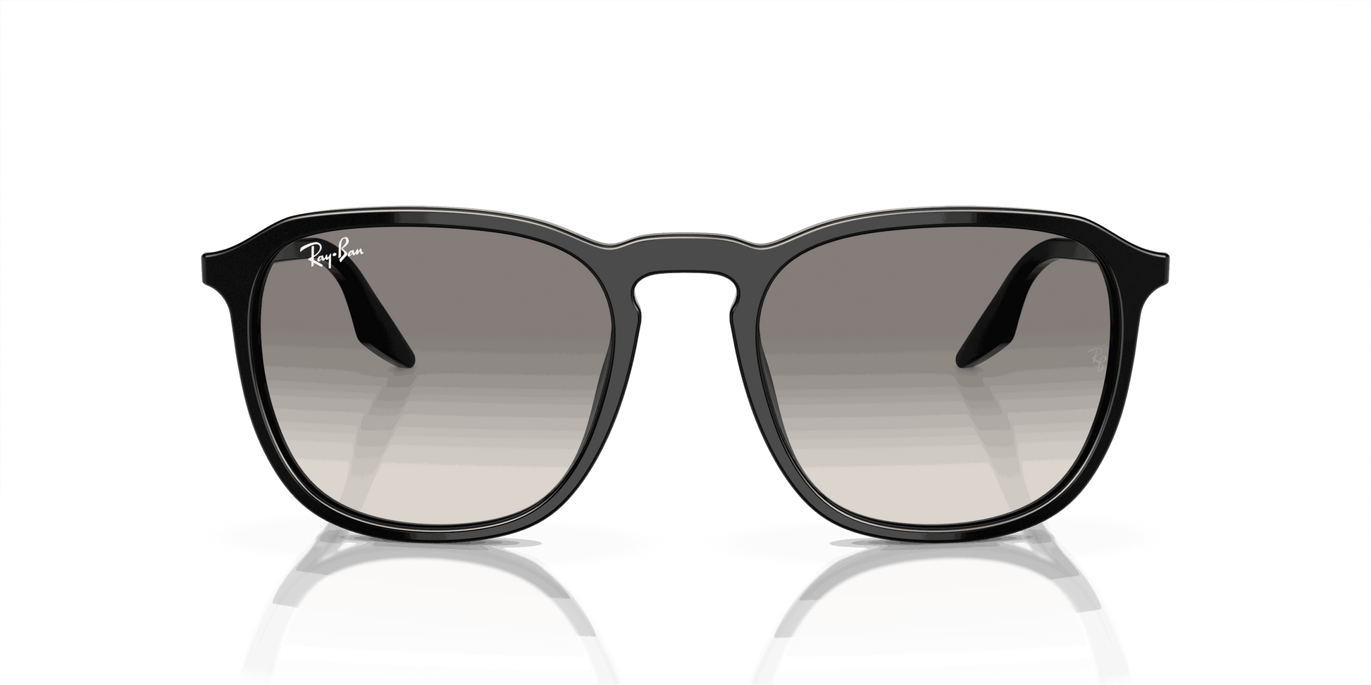 [Clear/Grey Lenses, Polished Black Frame]