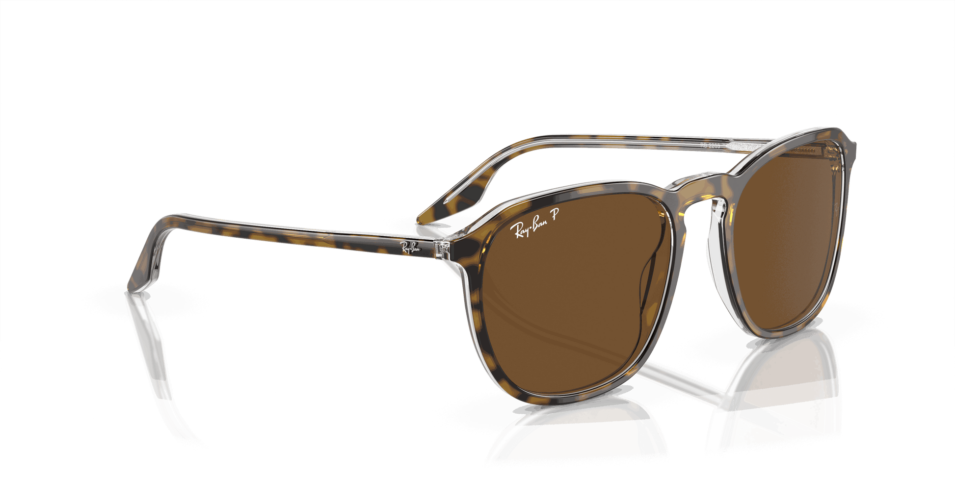 [B-15 Brown Lenses, Polished Havana Frame]