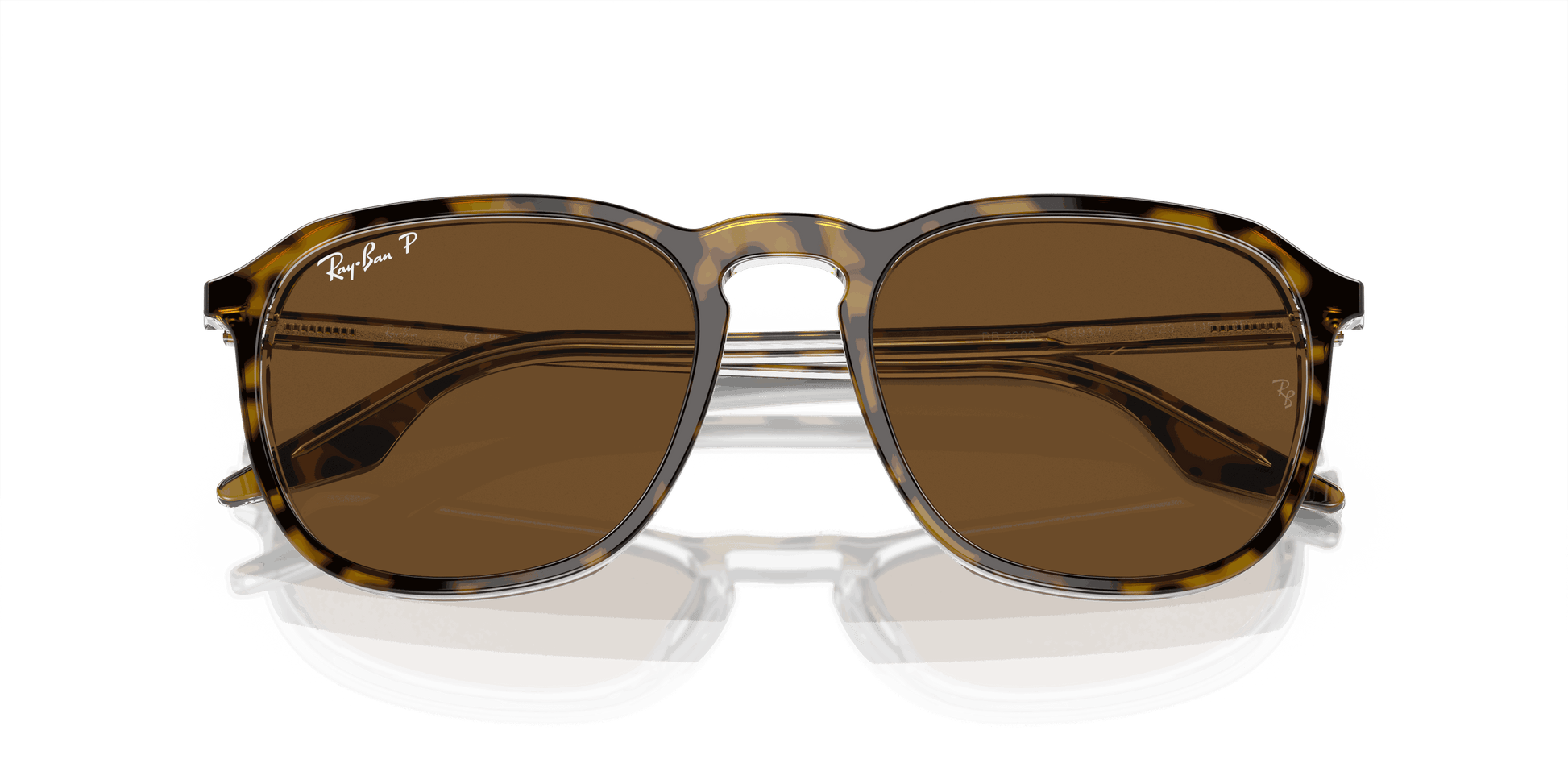 [B-15 Brown Lenses, Polished Havana Frame]