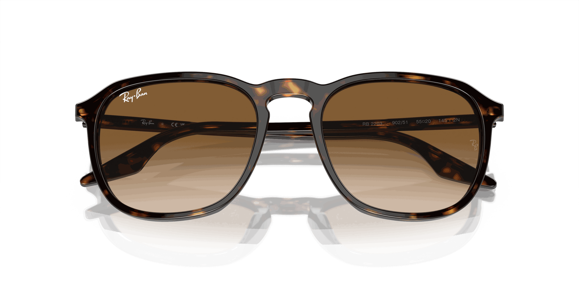 [Light Brown Lenses, Polished Havana Frame]