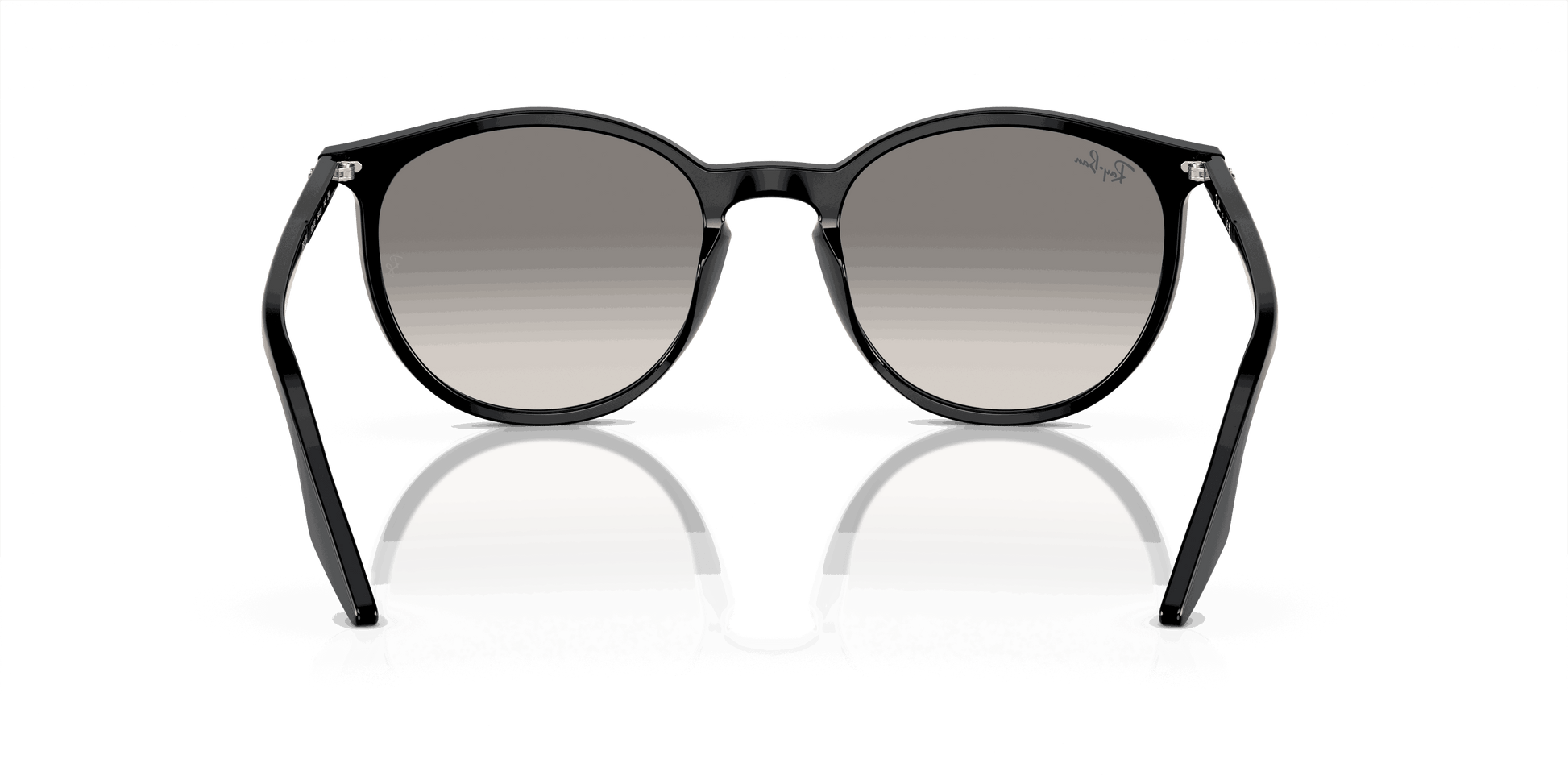 [Light Grey Lenses, Polished Black Frame]