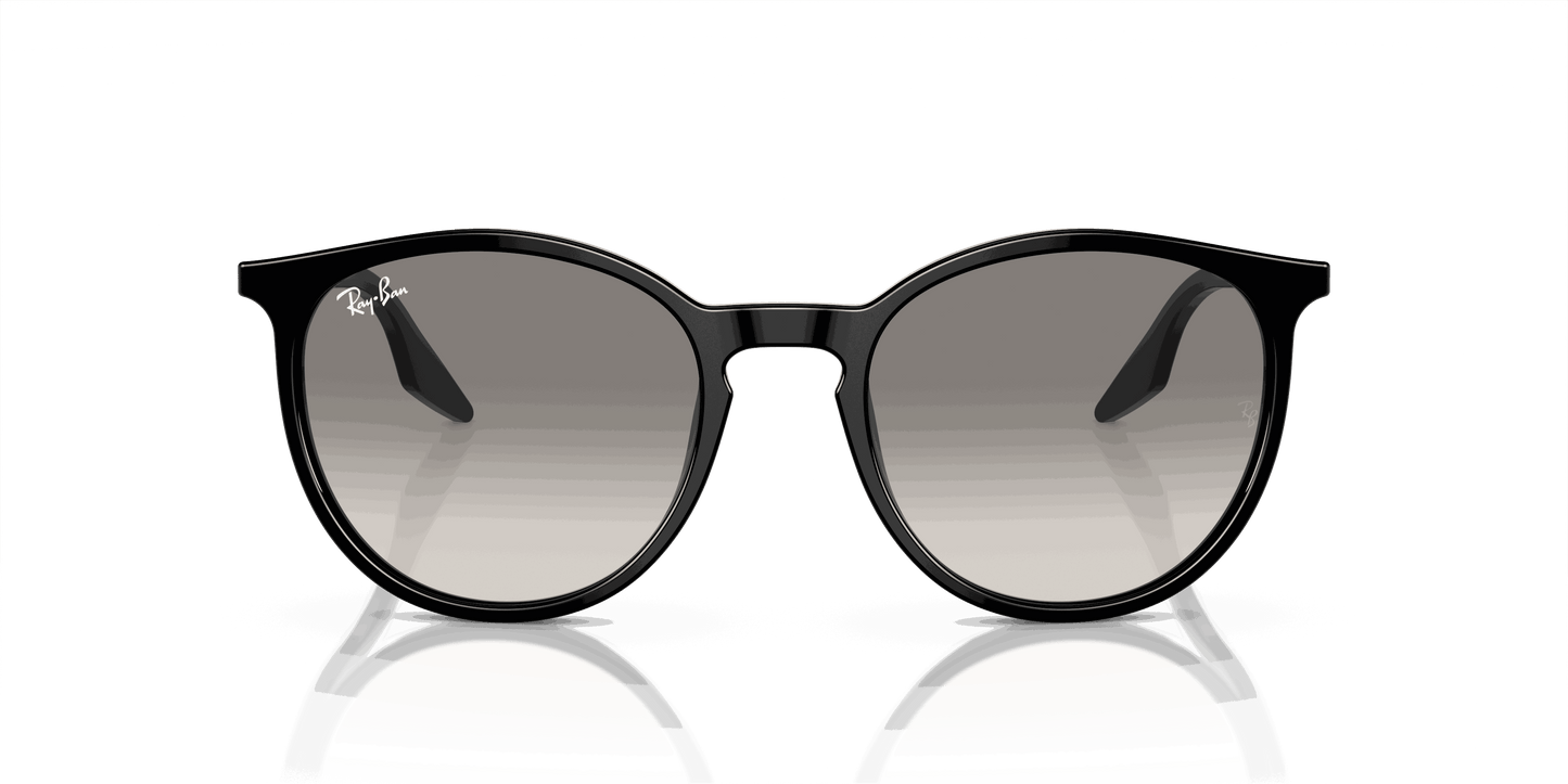 [Light Grey Lenses, Polished Black Frame]